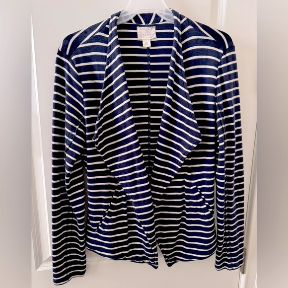 Caslon/Nordstrom drape collar open front blazer, Size M - Picture 4 of 10